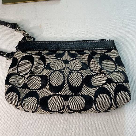 Coach Black and Gray Signature Wristlets. EUC. You get both. - Picture 8 of 15